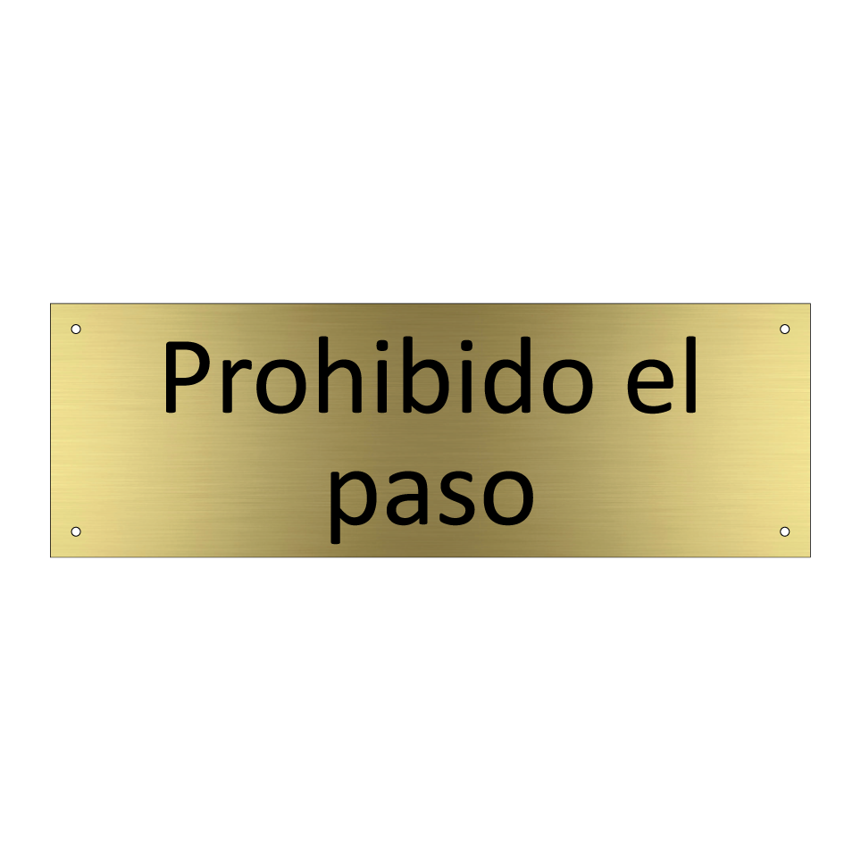 Prohibido el paso