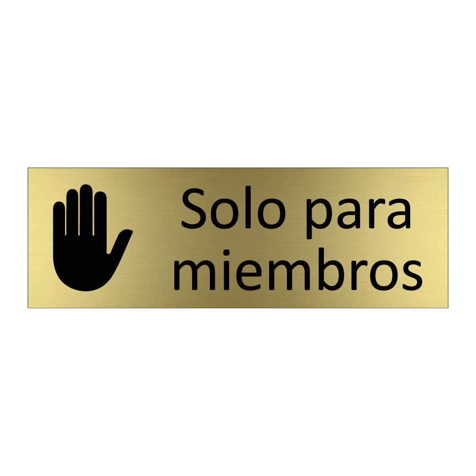 Solo para miembros