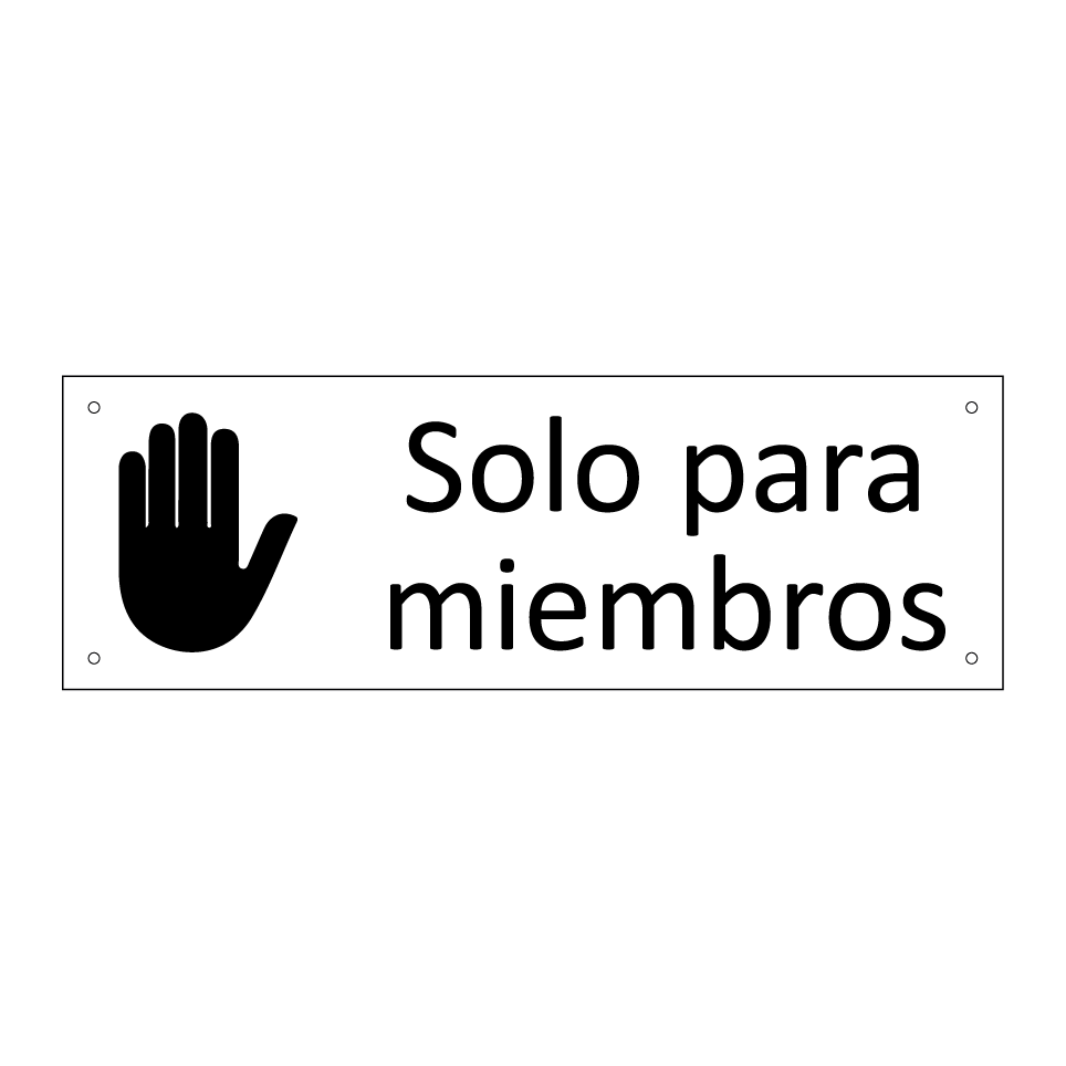 Solo para miembros