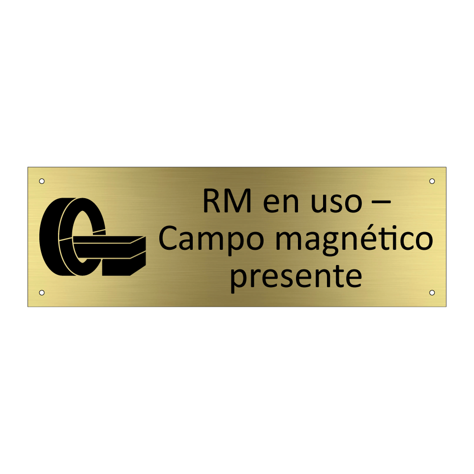 RM en uso – Campo magnético presente