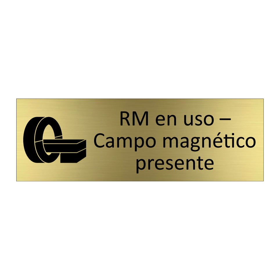 RM en uso – Campo magnético presente