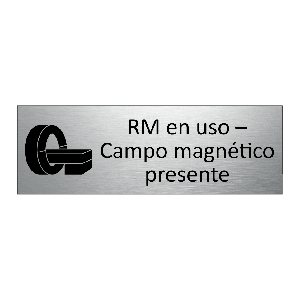 RM en uso – Campo magnético presente