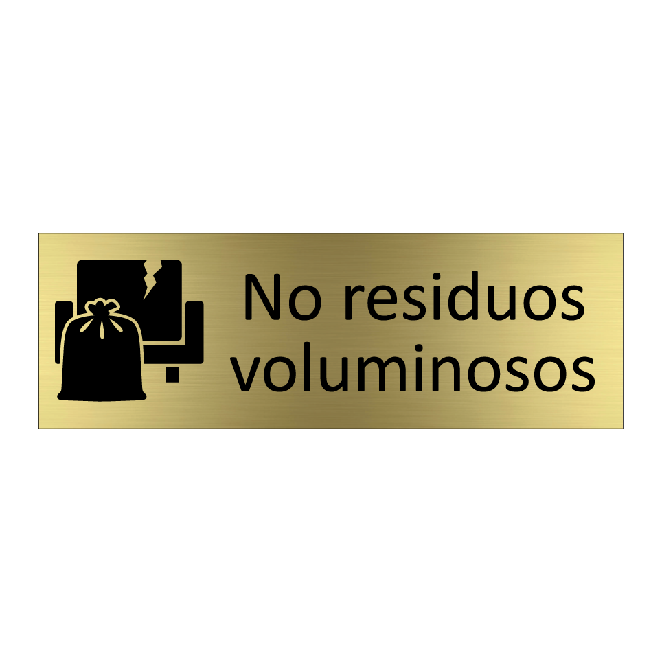 No residuos voluminosos