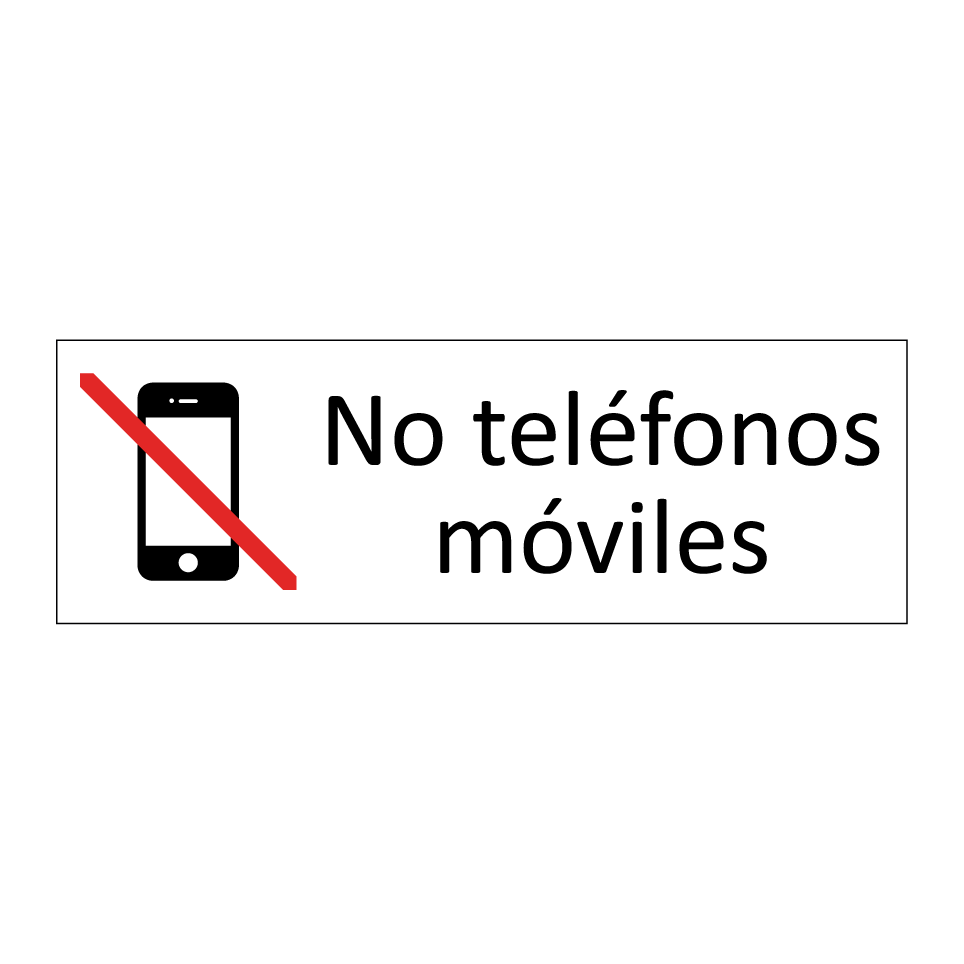 No teléfonos móviles
