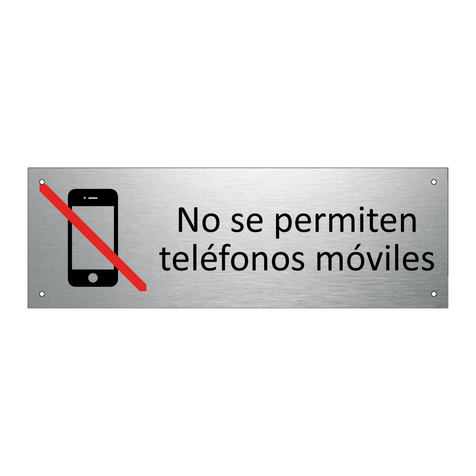 No se permiten teléfonos móviles