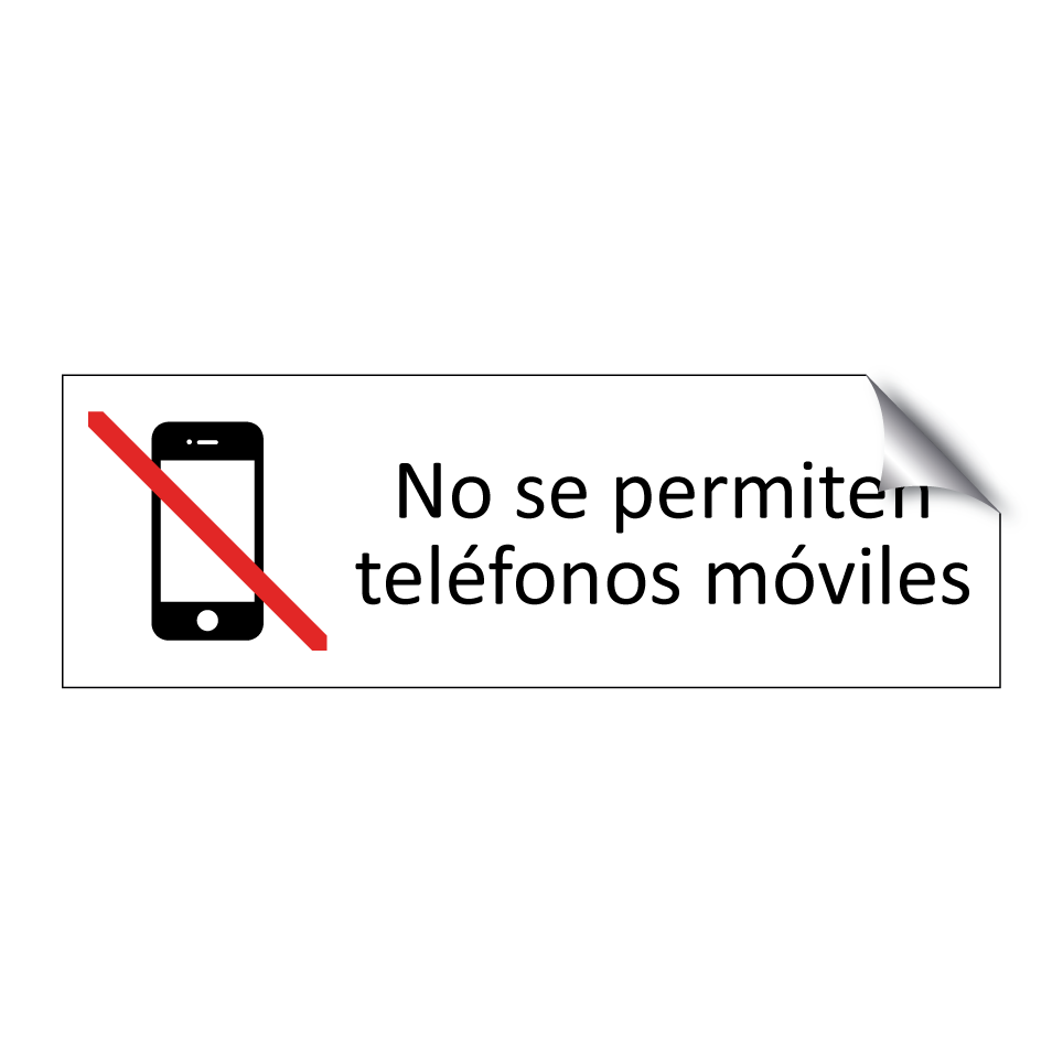 No se permiten teléfonos móviles