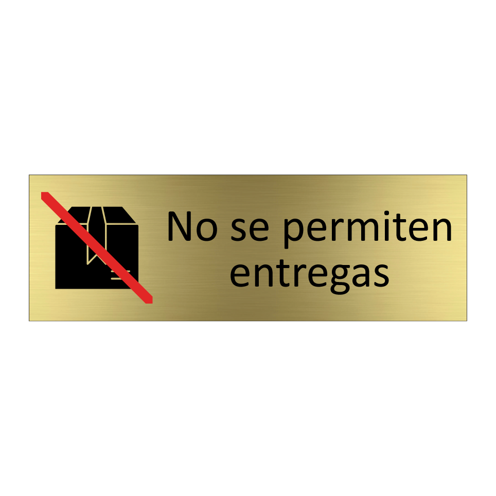 No se permiten entregas