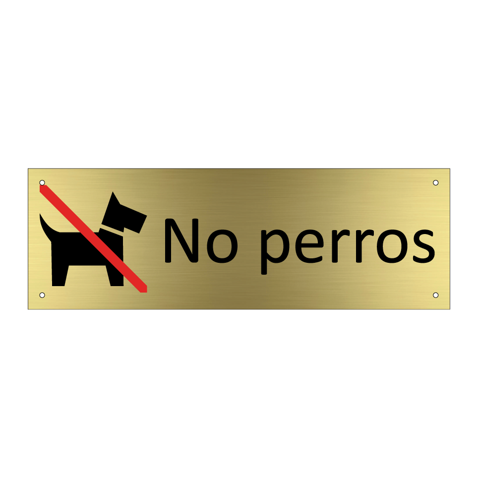 No perros