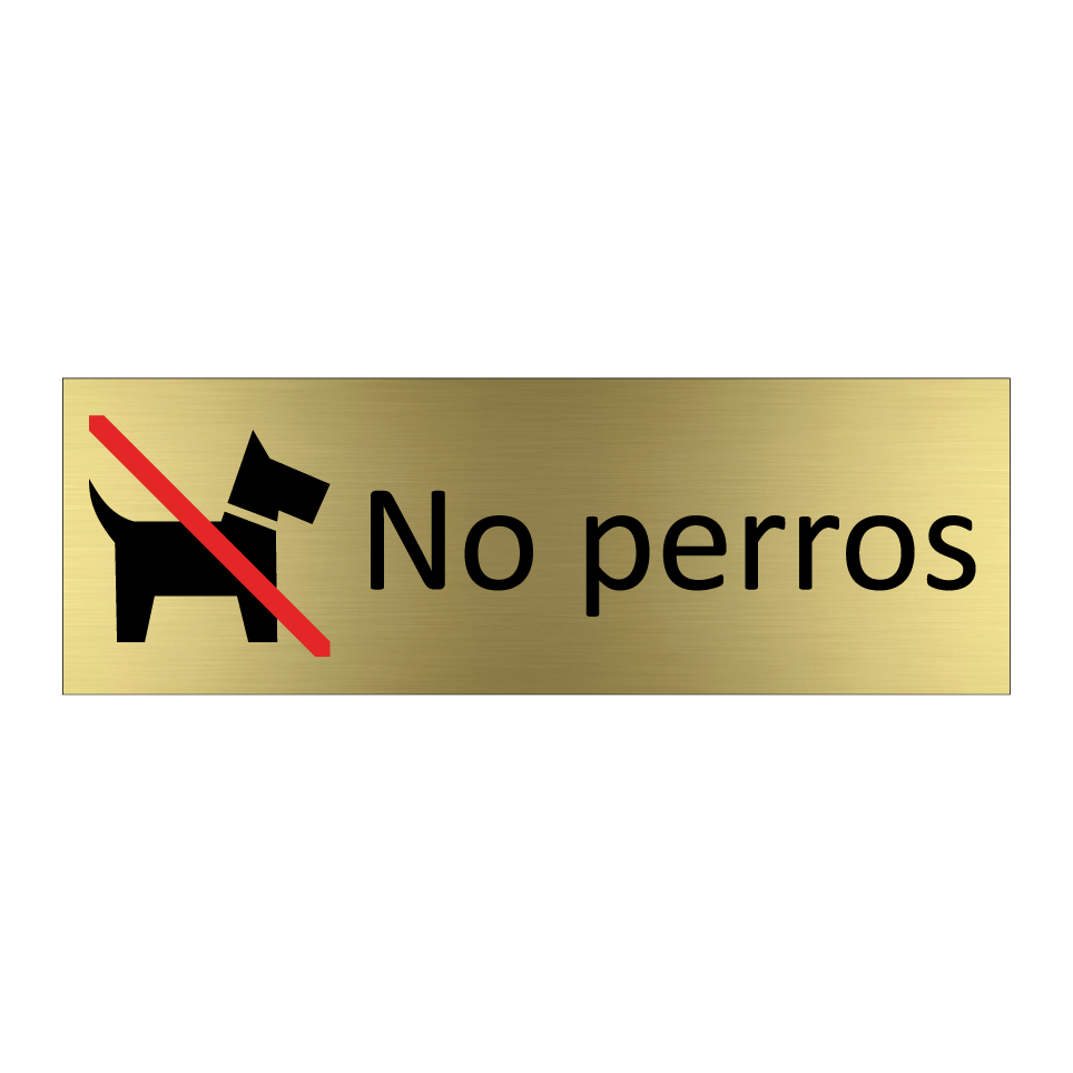 No perros