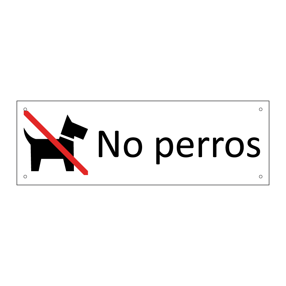 No perros