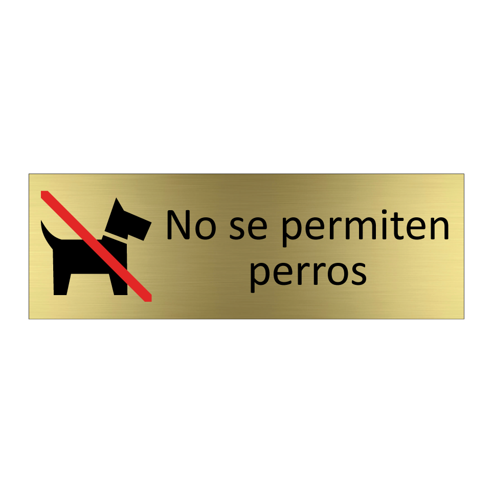 No se permiten perros