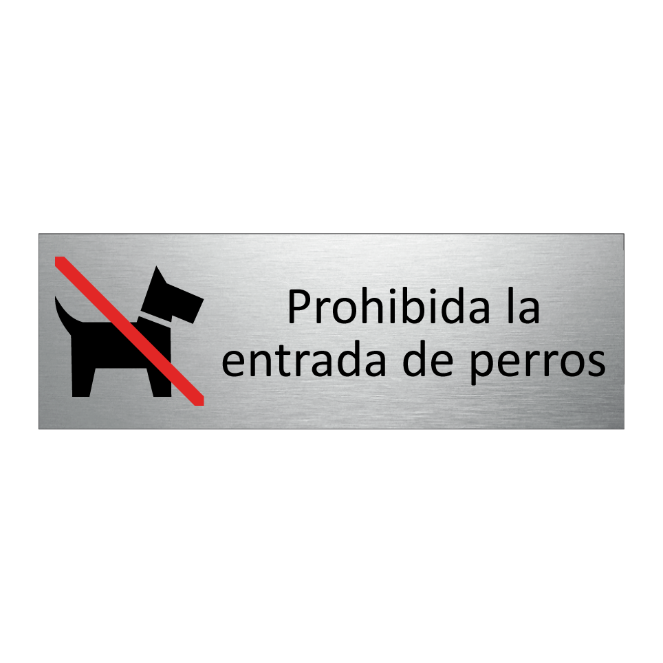 Prohibida la entrada de perros