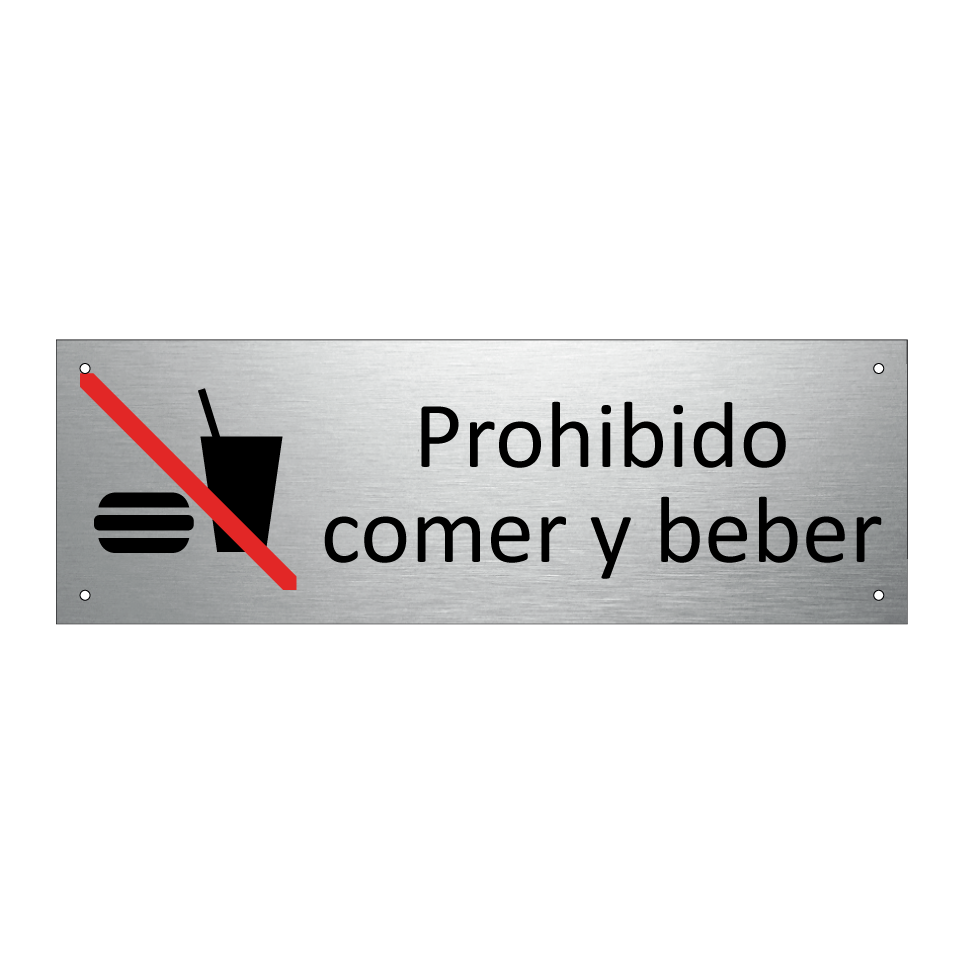 Prohibido comer y beber