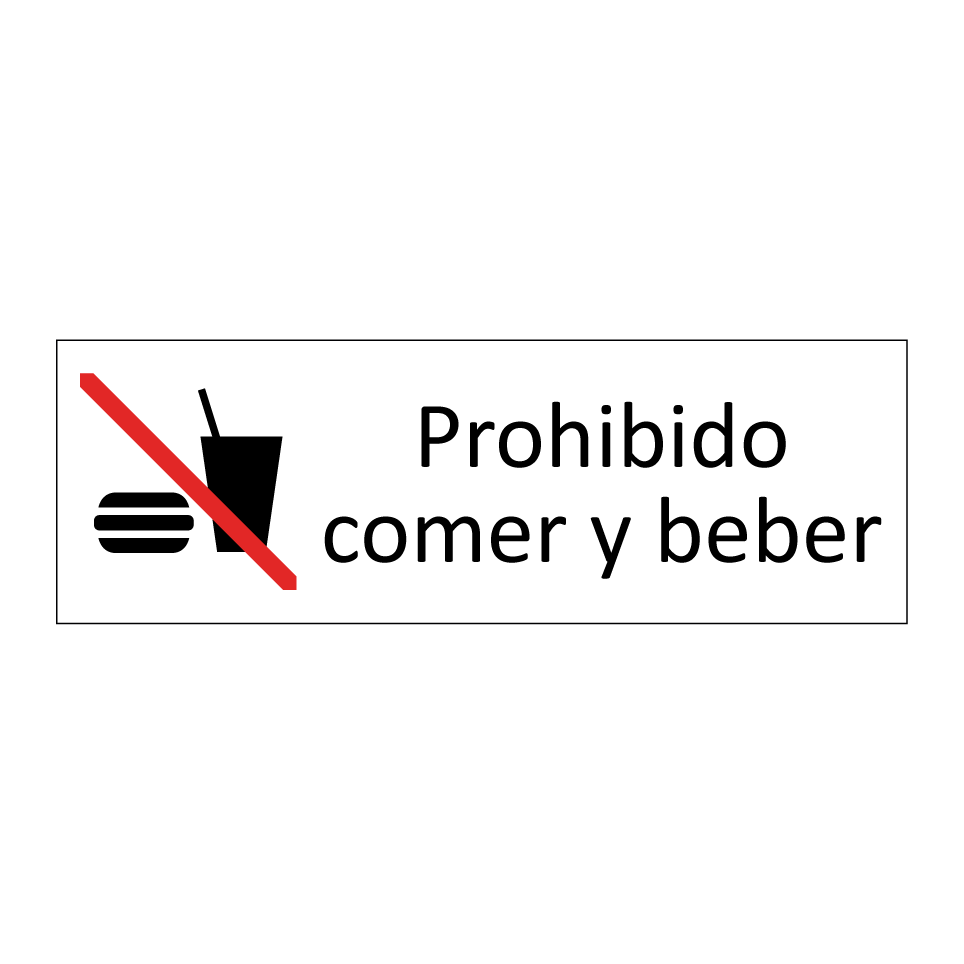 Prohibido comer y beber
