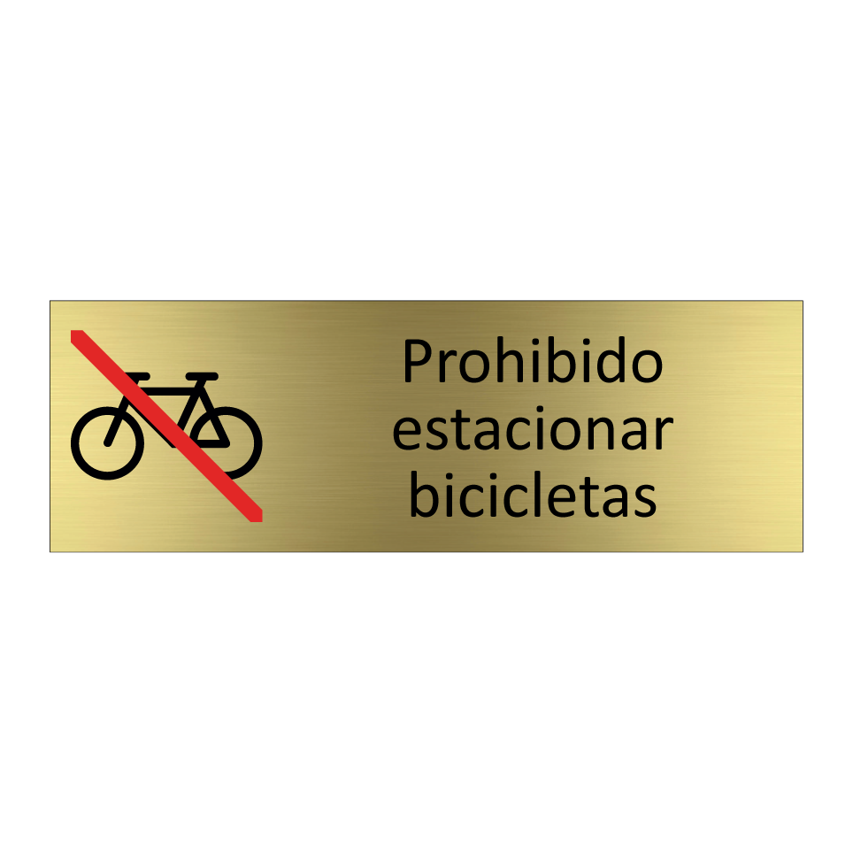 Prohibido estacionar bicicletas