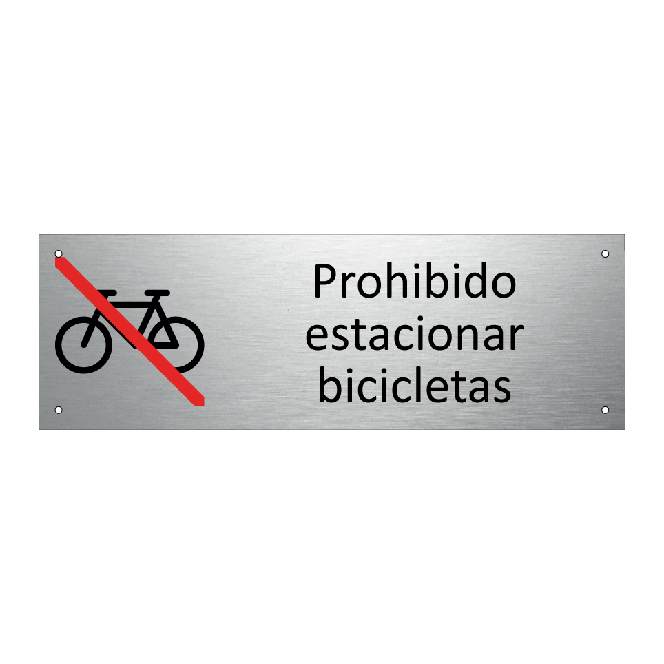Prohibido estacionar bicicletas