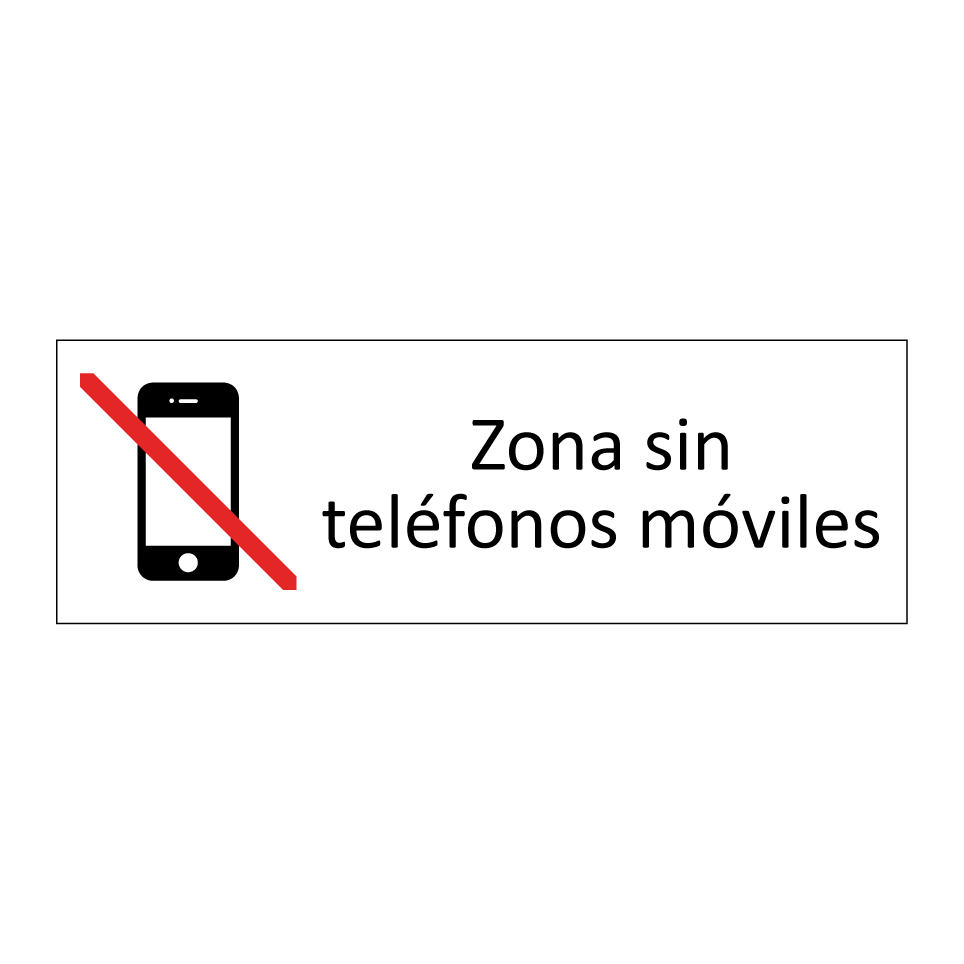 Zona sin teléfonos móviles