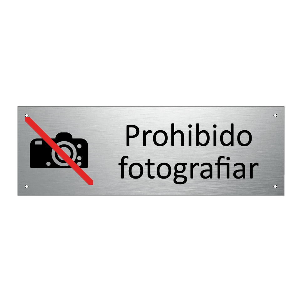 Prohibido fotografiar