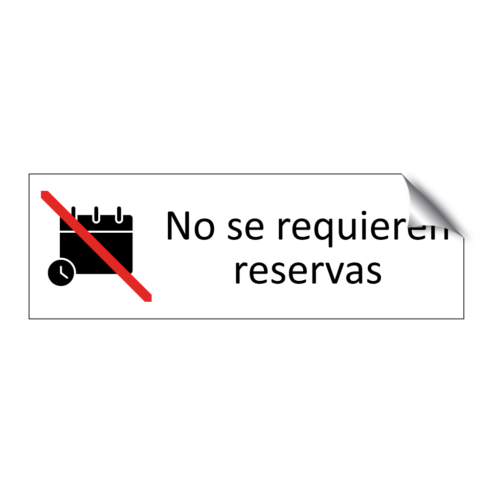 No se requieren reservas