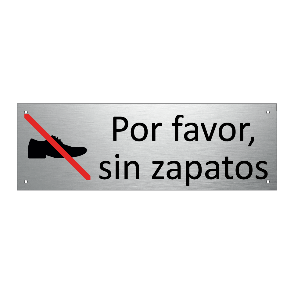 Por favor, sin zapatos