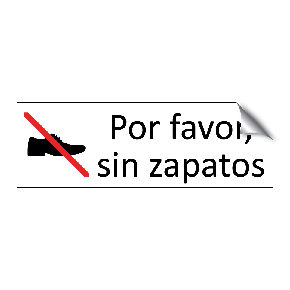 Por favor, sin zapatos