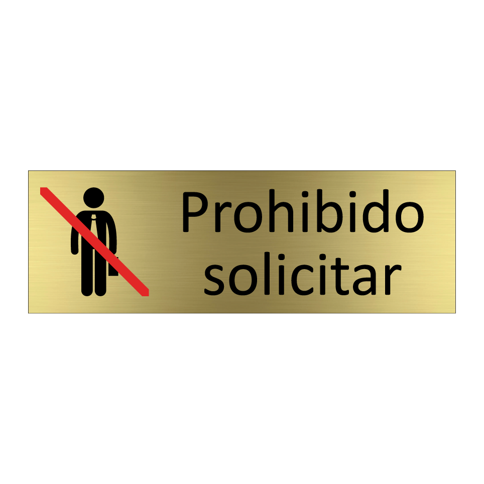 Prohibido solicitar