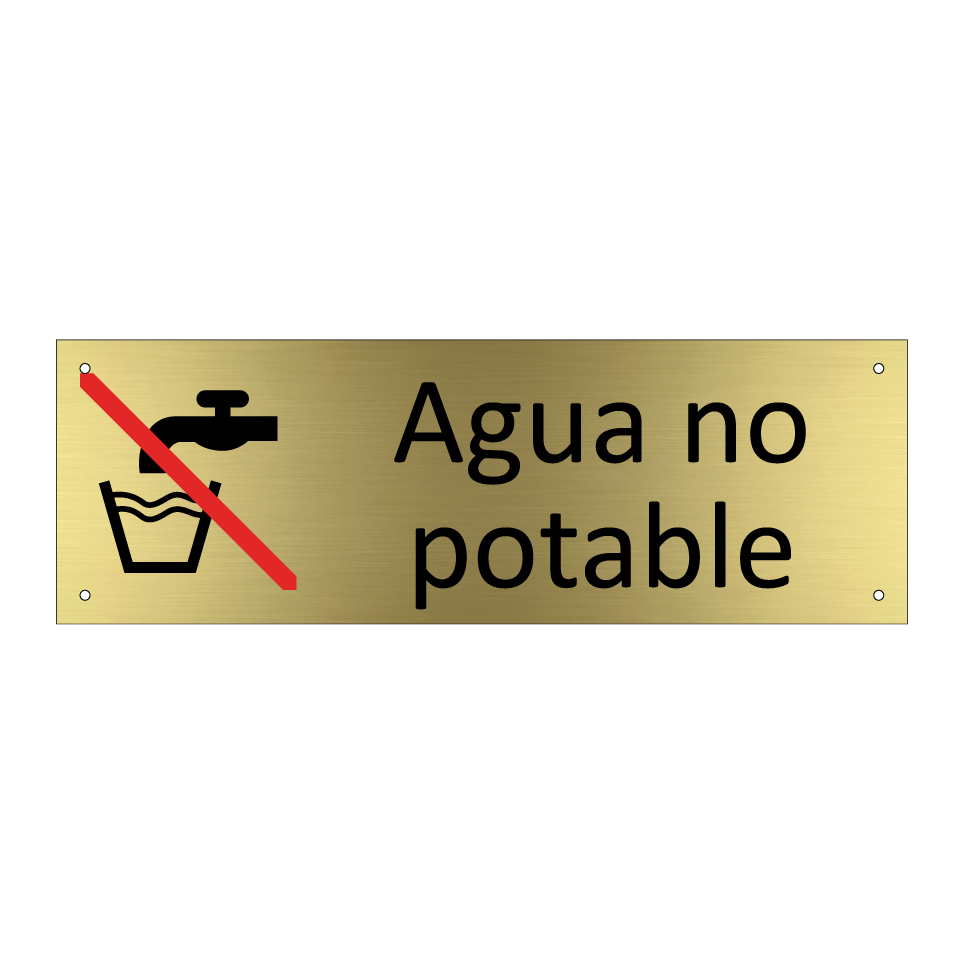 Agua no potable