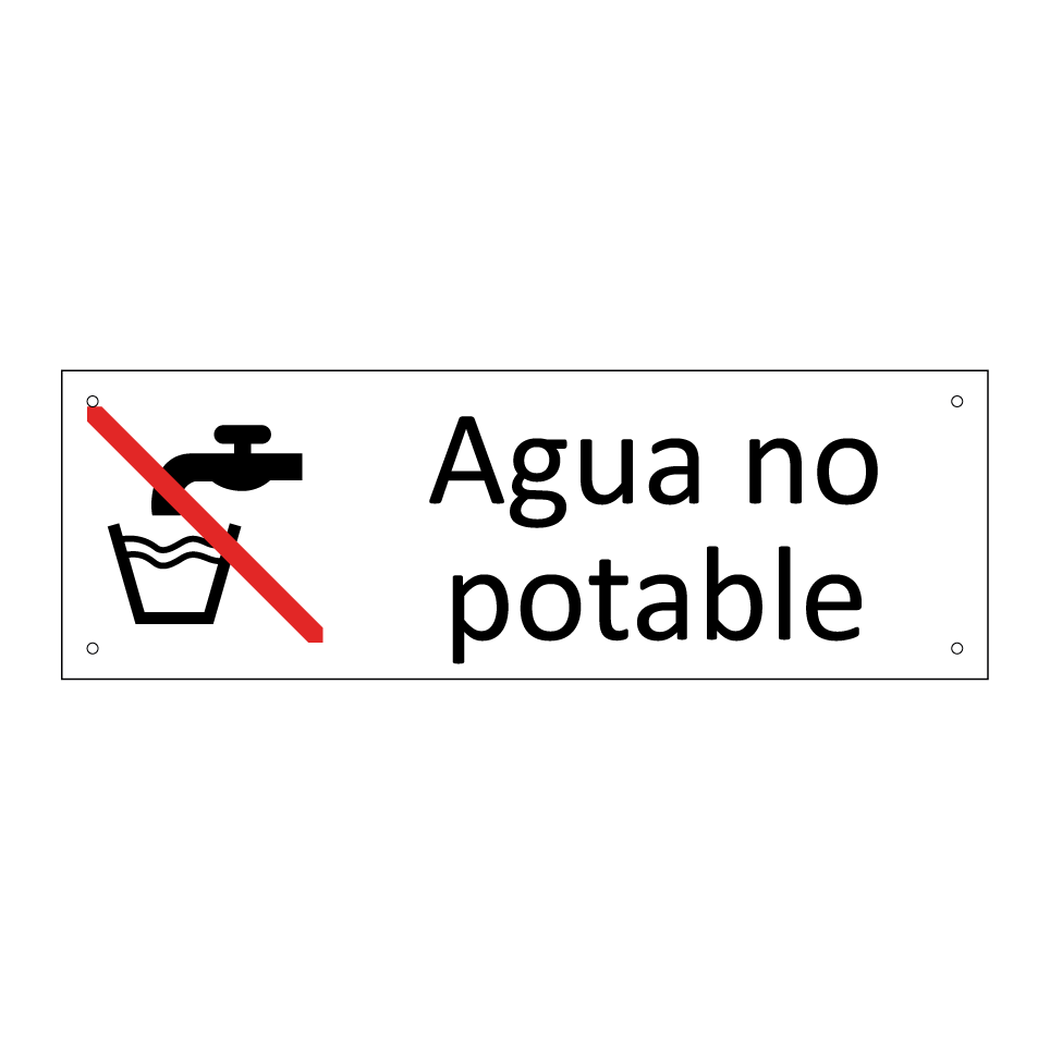 Agua no potable