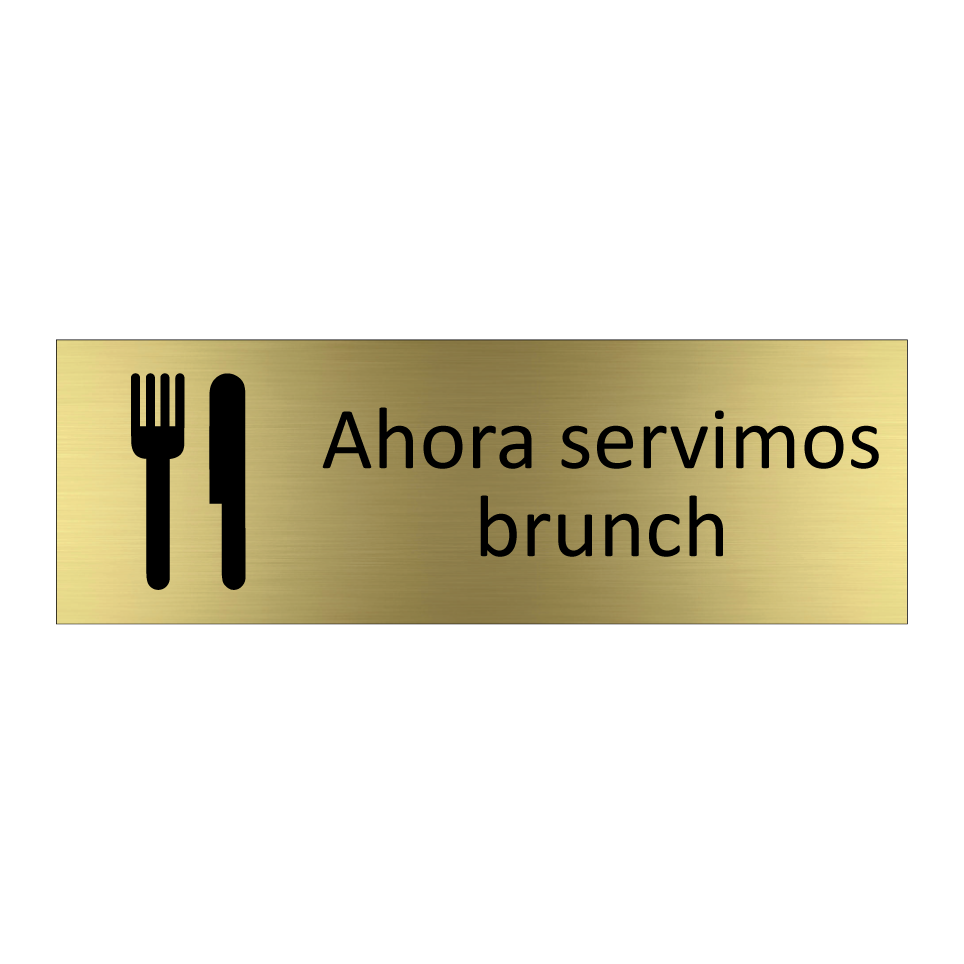 Ahora servimos brunch