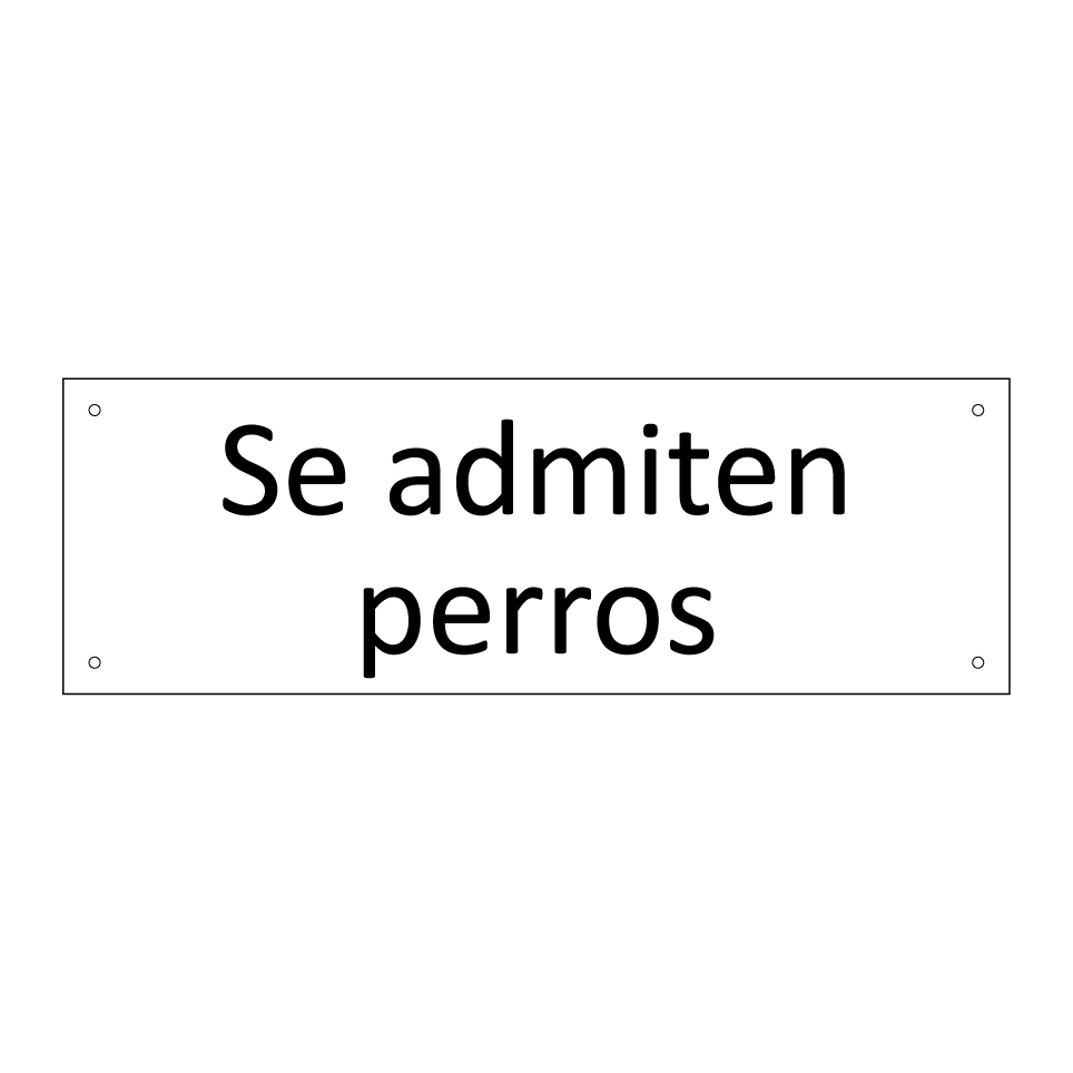 Se admiten perros
