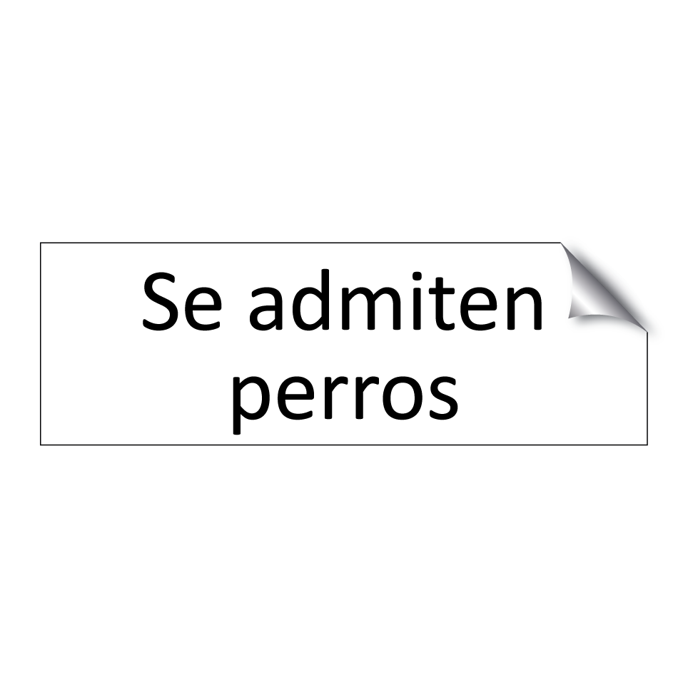 Se admiten perros