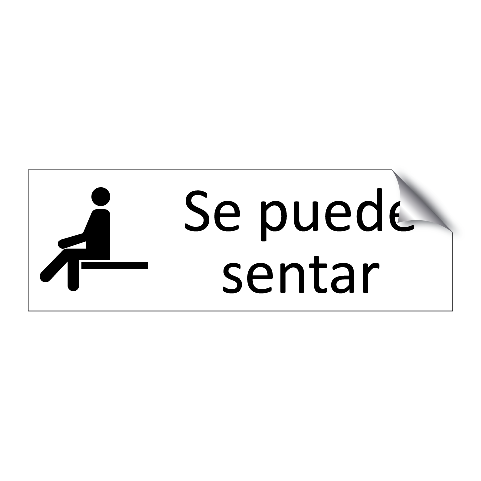 Se puede sentar