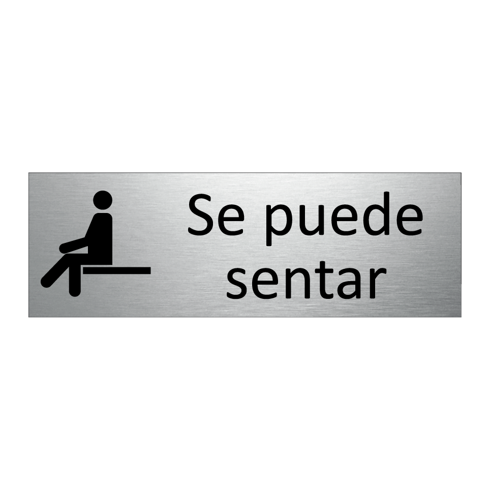 Se puede sentar