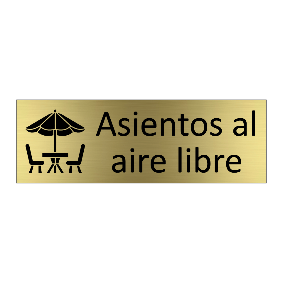 Asientos al aire libre