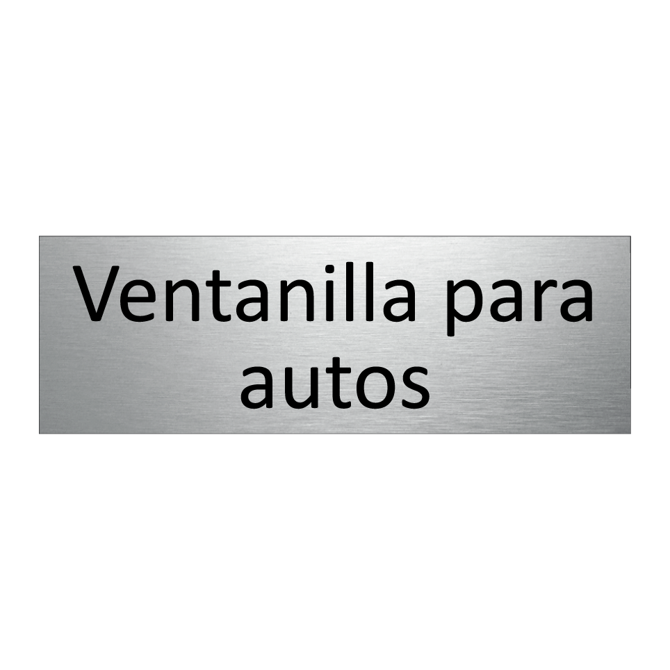 Ventanilla para autos