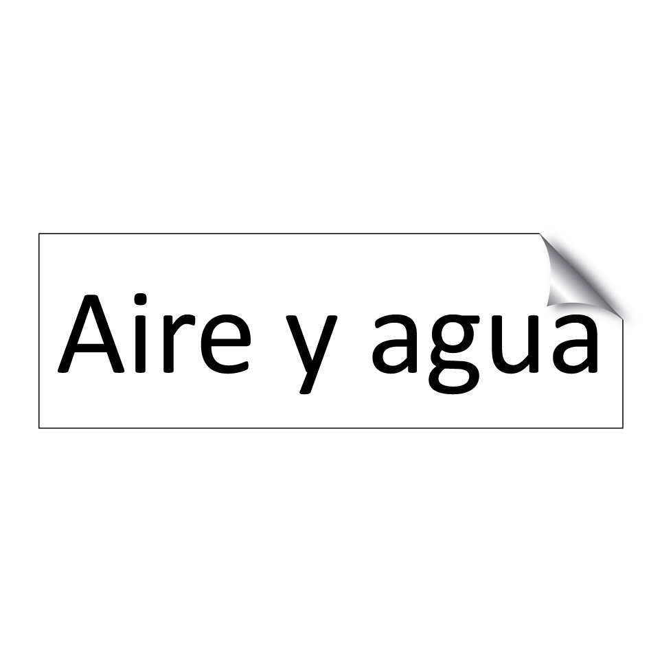 Aire y agua