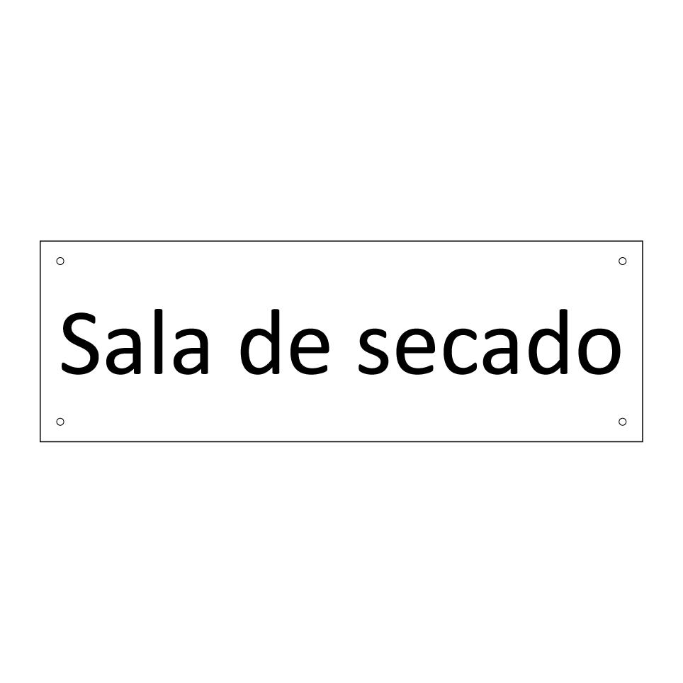 Sala de secado