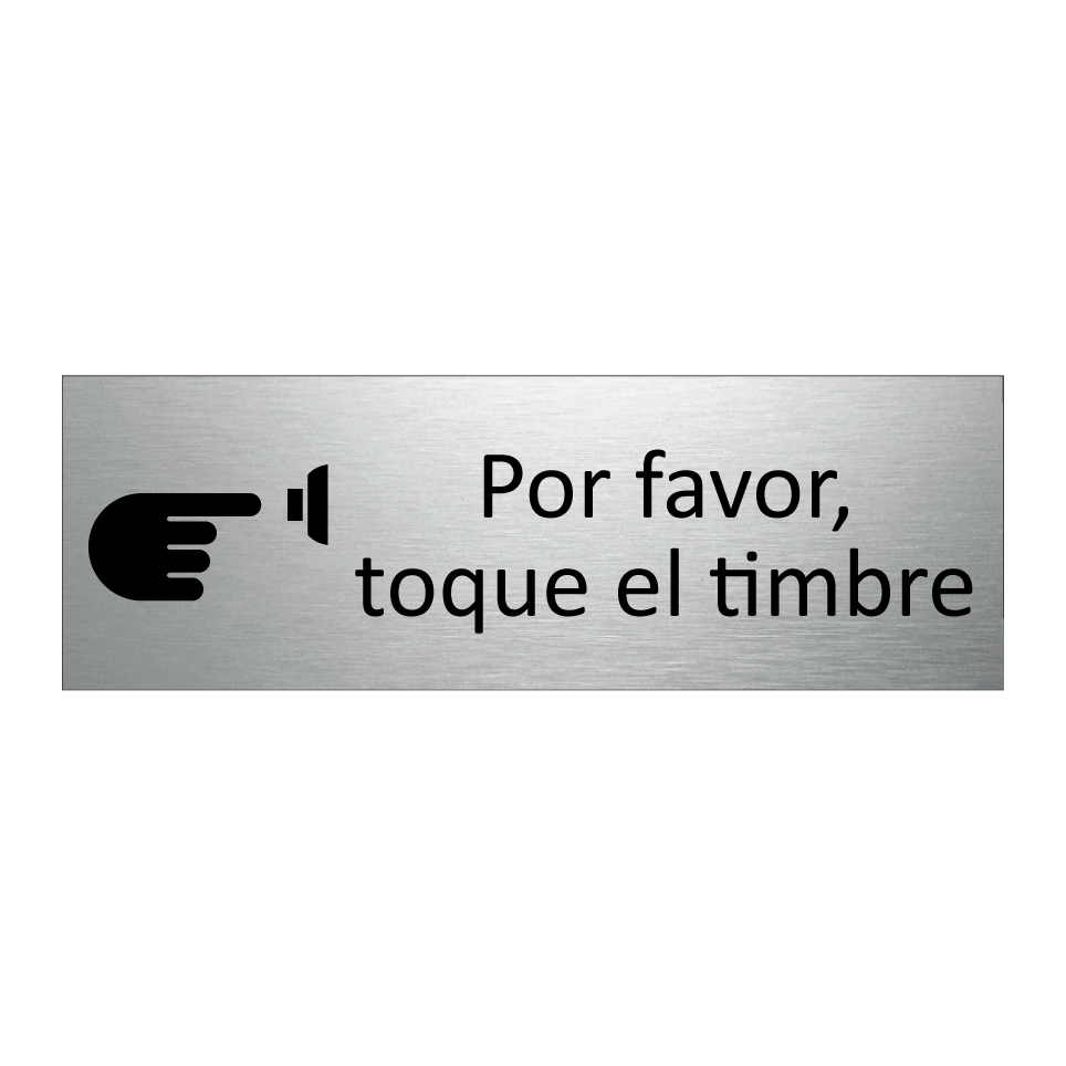 Por favor, toque el timbre
