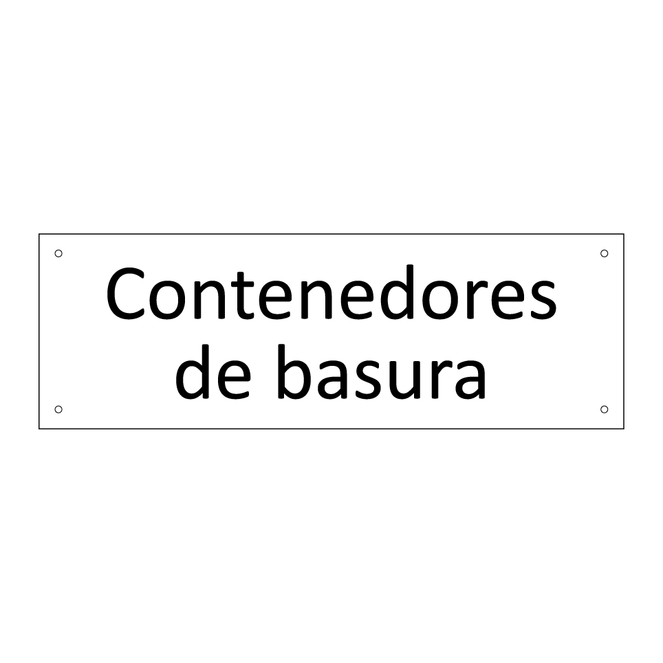 Contenedores de basura