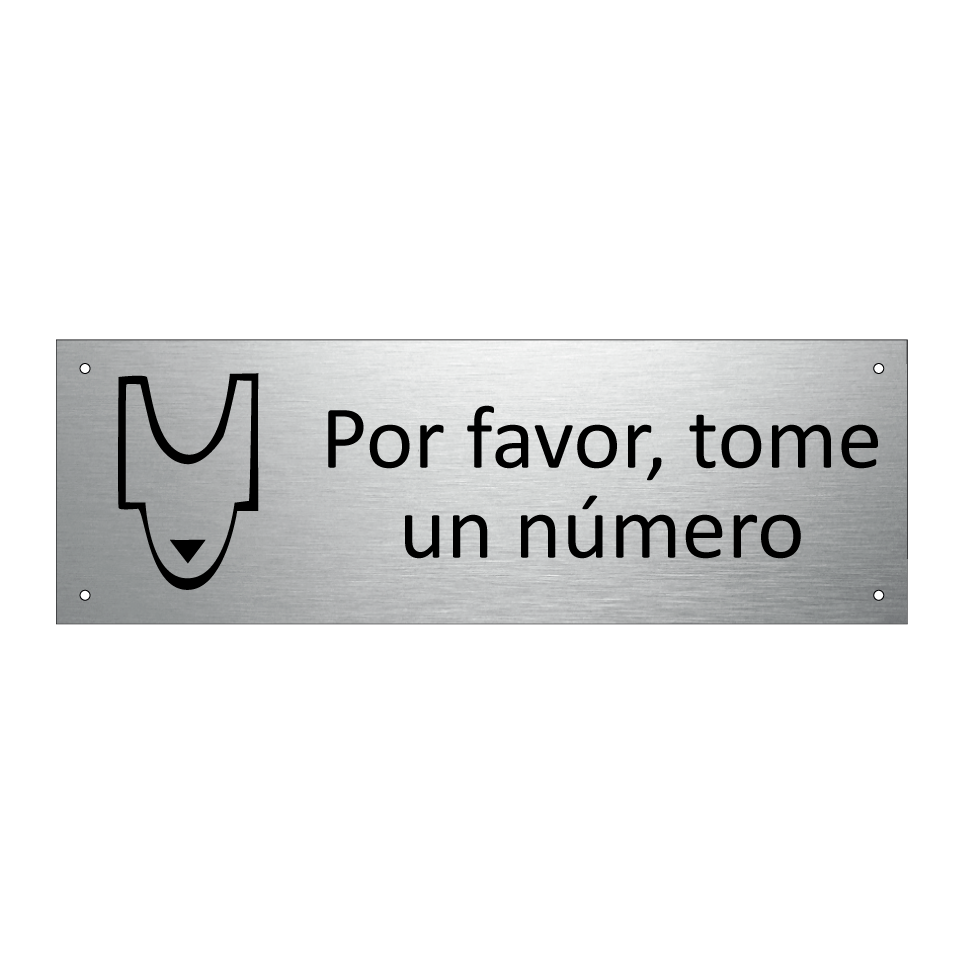 Por favor, tome un número
