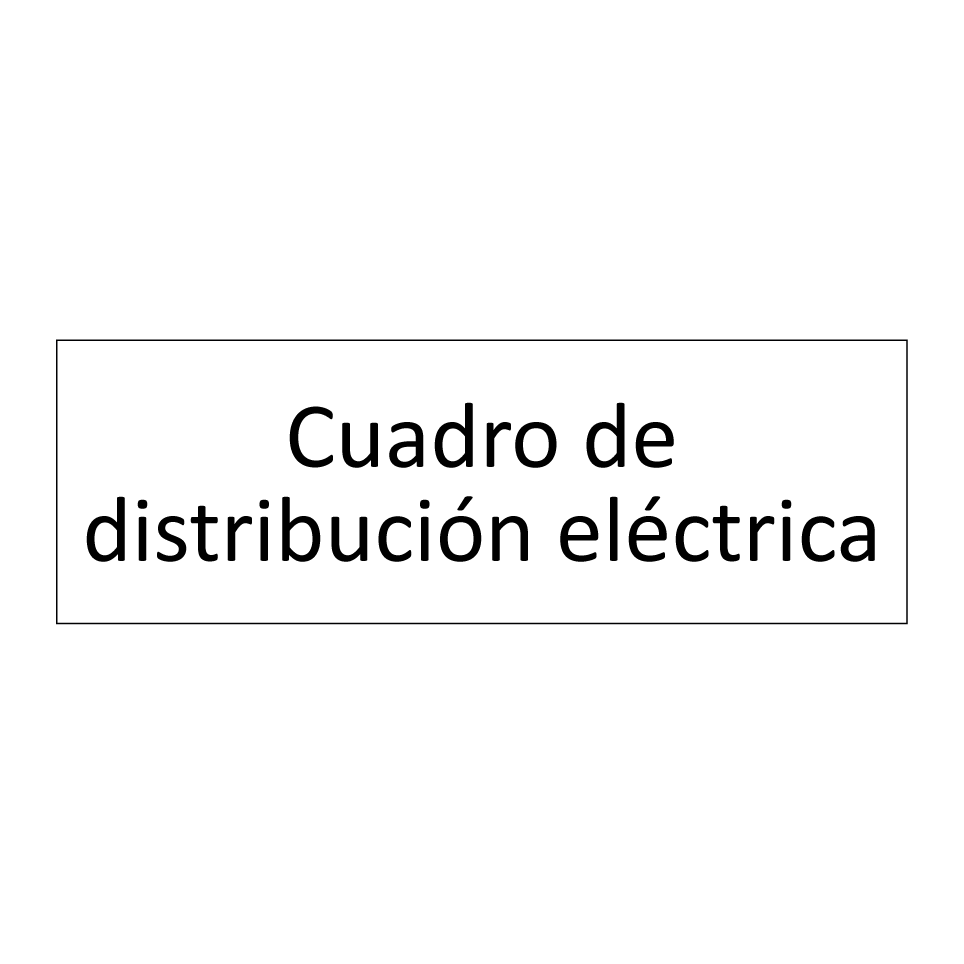 Cuadro de distribución eléctrica