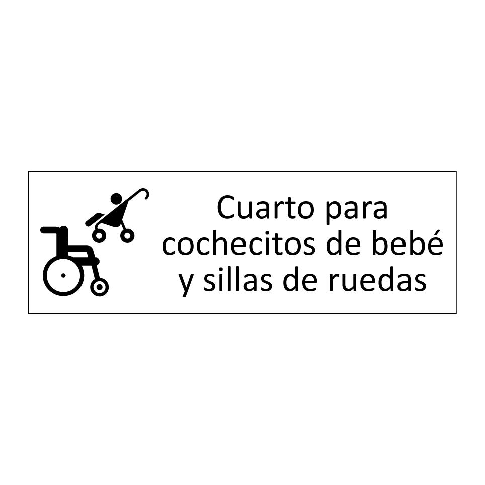 Cuarto para cochecitos de bebé y sillas de ruedas