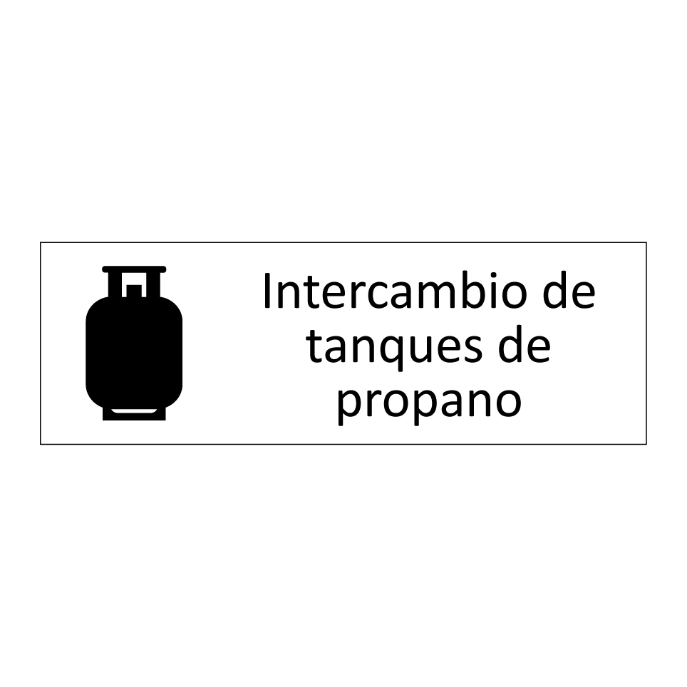 Intercambio de tanques de propano