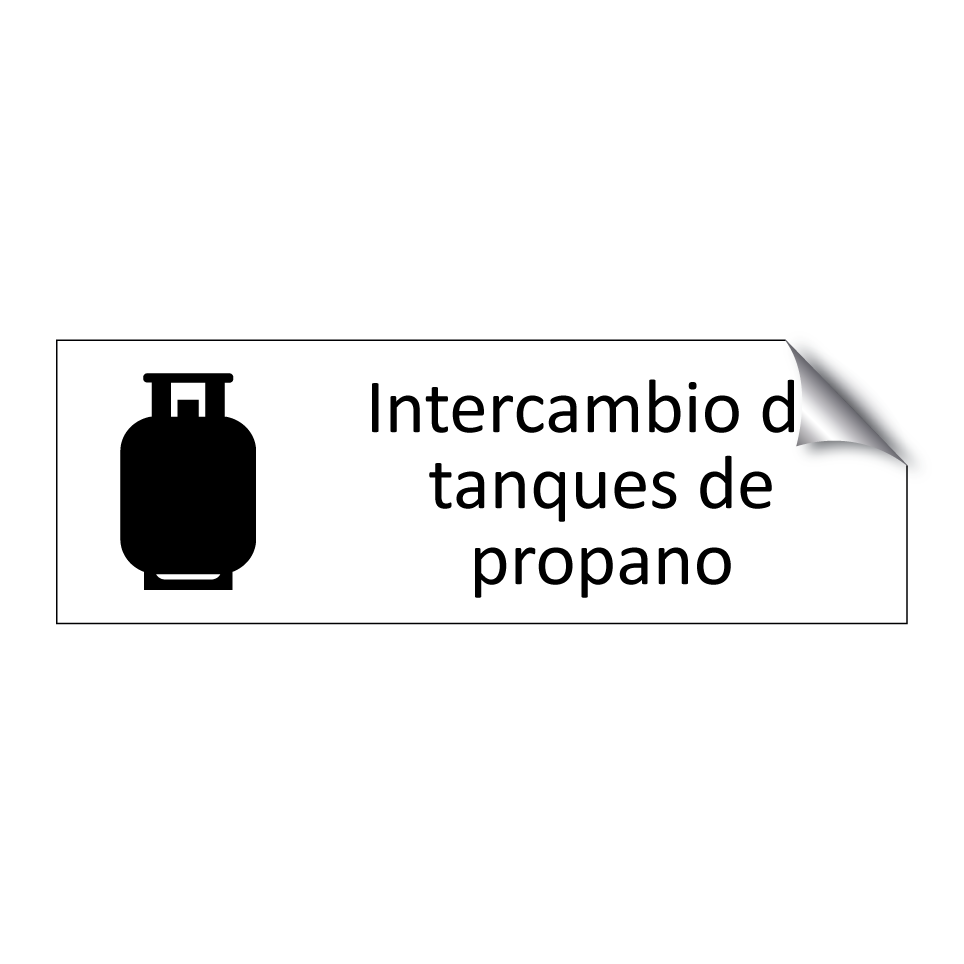 Intercambio de tanques de propano