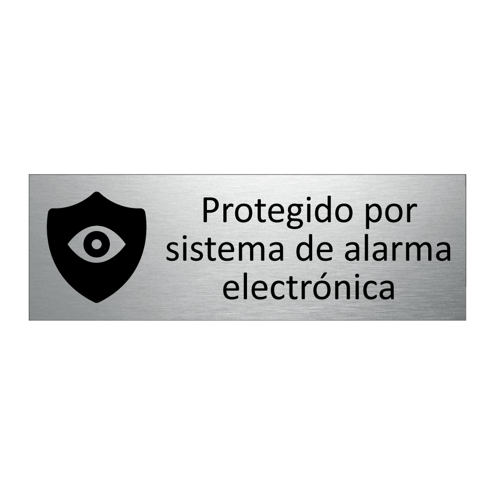Protegido por sistema de alarma electrónica