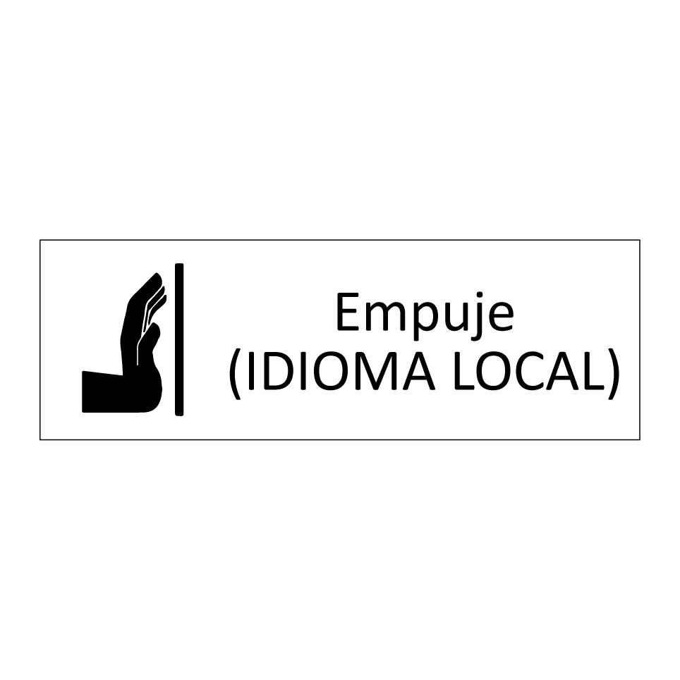 Empuje (IDIOMA LOCAL)