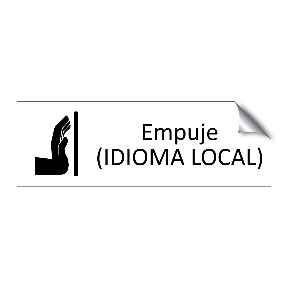 Empuje (IDIOMA LOCAL)
