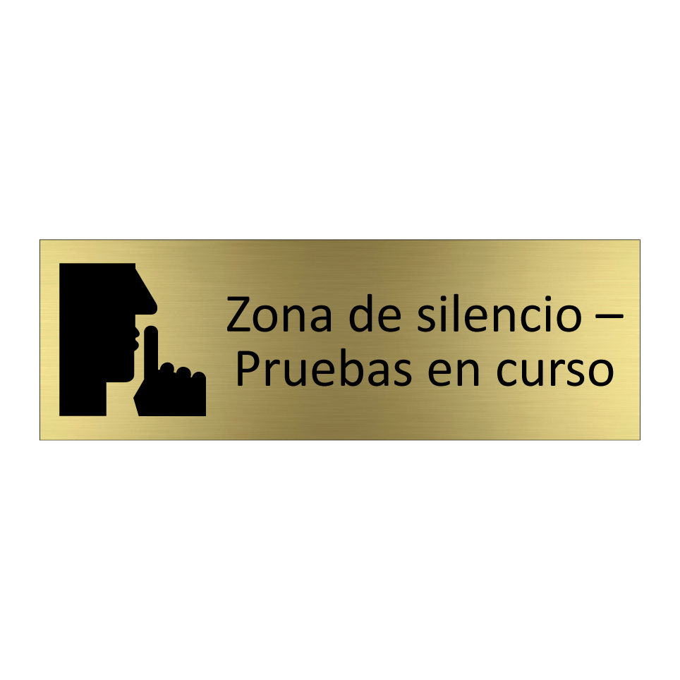 Zona de silencio – Pruebas en curso