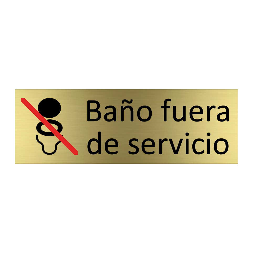 Baño fuera de servicio