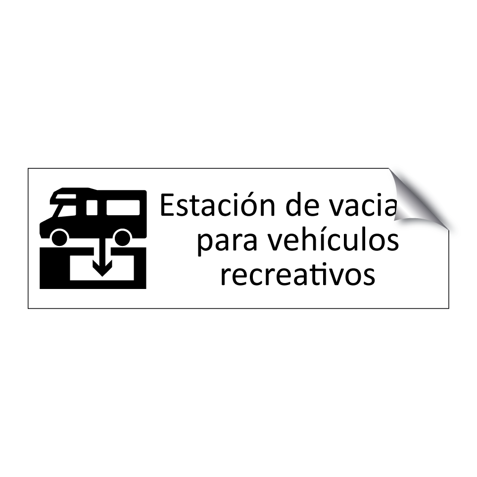 Estación de vaciado para vehículos recreativos